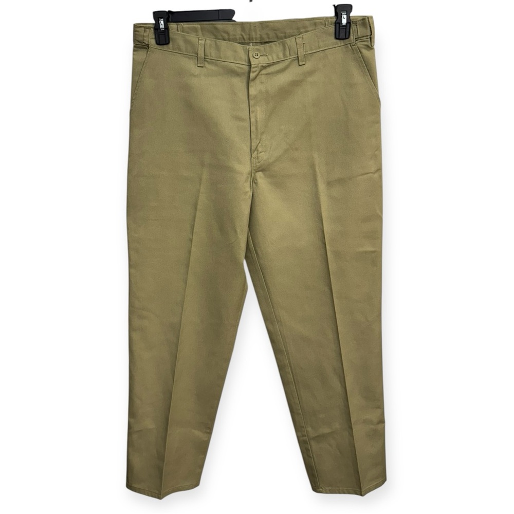 Dickies Tan Chinos Straight Leg Flat Front‎ 38/32  *600